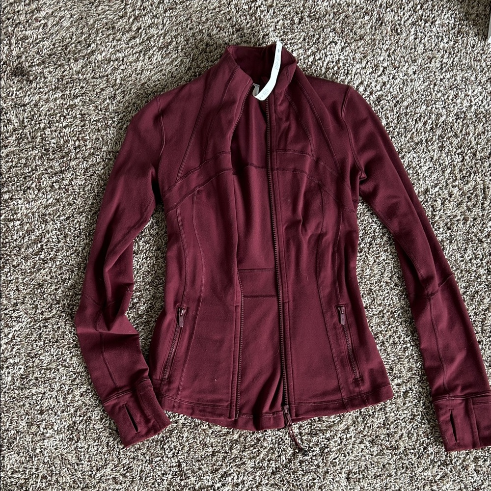 Lululemon Size 2 Maroon Define Jacket